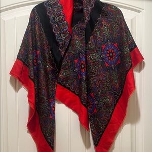 Vibrant Paisley Scarf